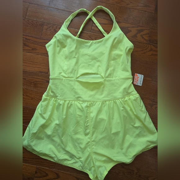 NWT FP Movement Righteous Runsie~Sour Citrus - Picture 3 of 6